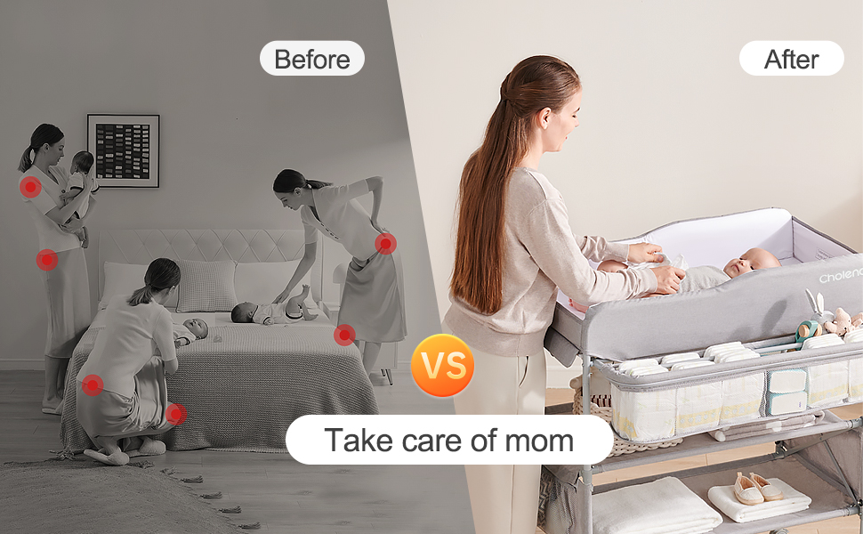 Baby Changing Table Portable Adjustable Changing Station