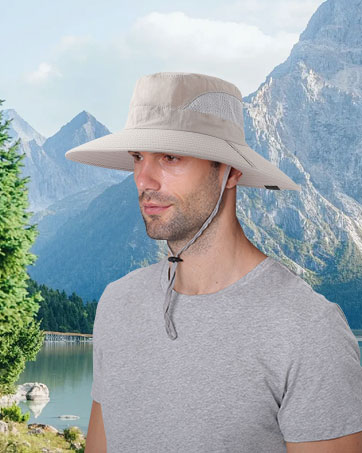 men sun hat
