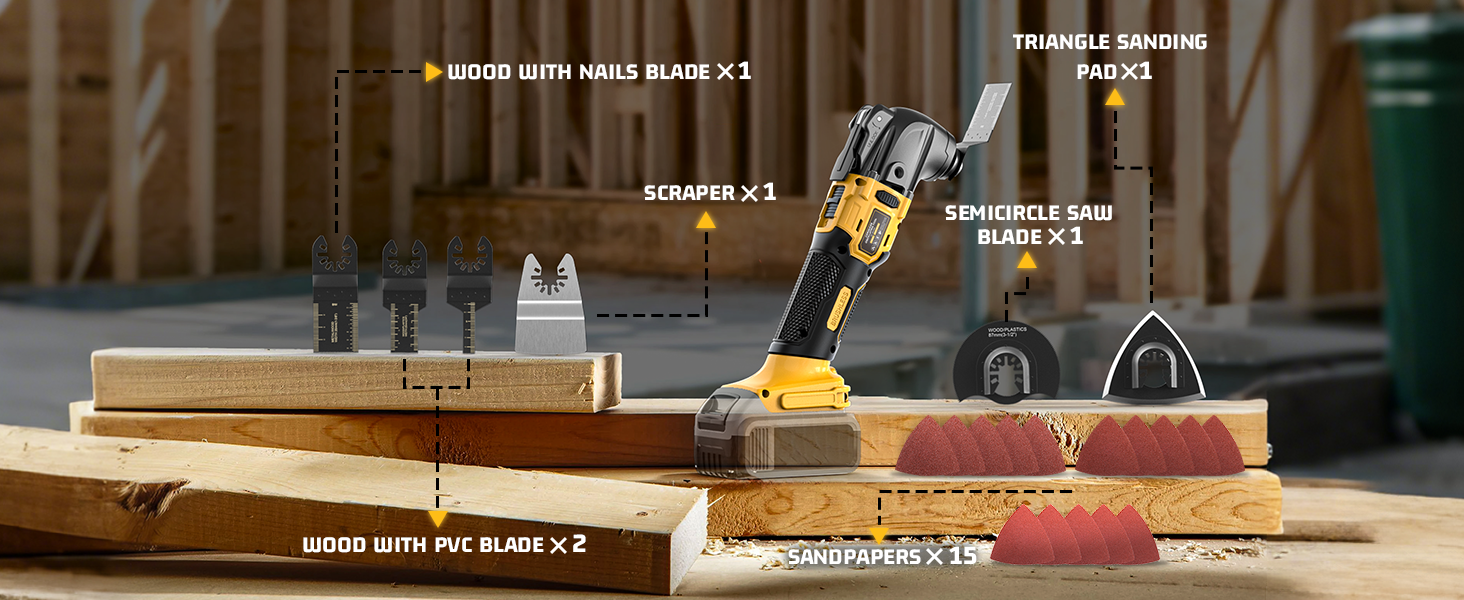 oscillating tool for dewalt