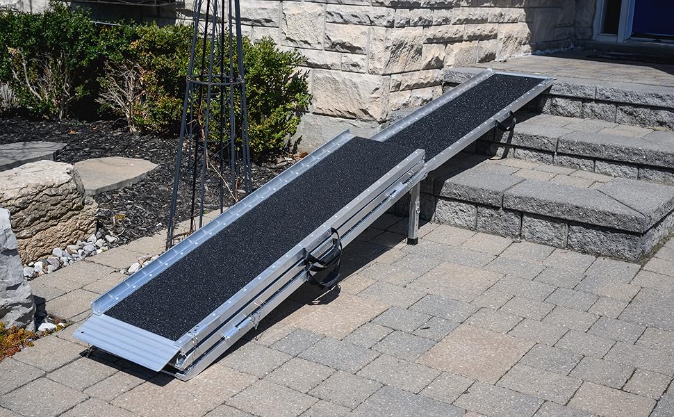 EZee Life Portable 12ft MultiFold Aluminium Wheelchair and Mobility