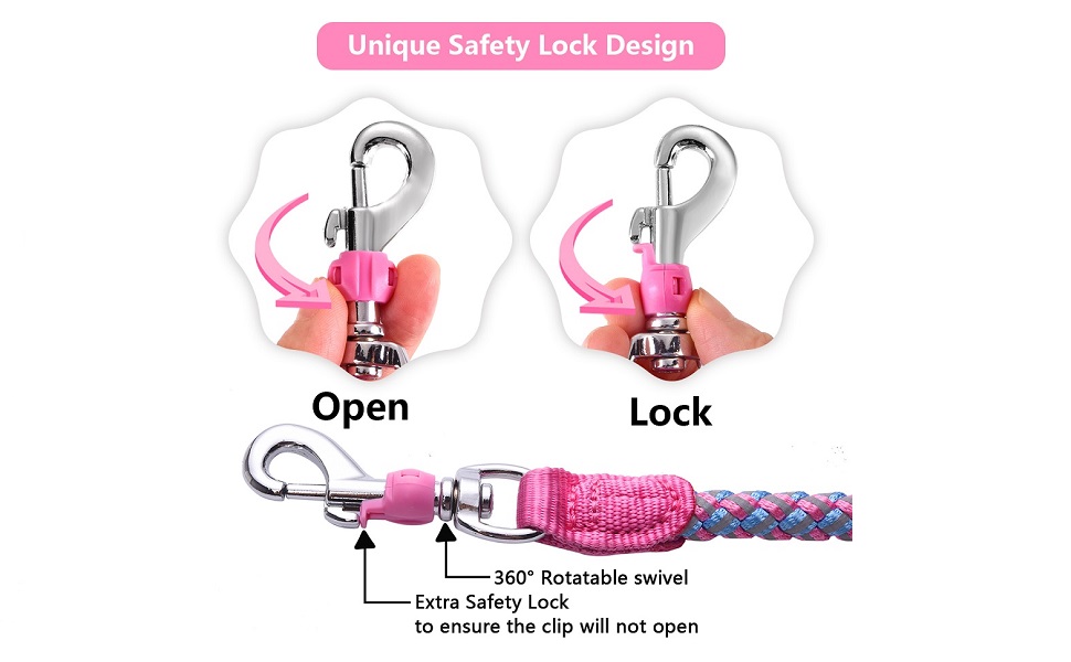 Special Safety Lock design on the metal buckle