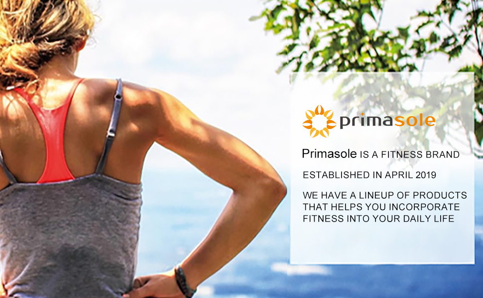 Primasole TPE Folding yoga mat Travel Double side NonSlip Lightweight