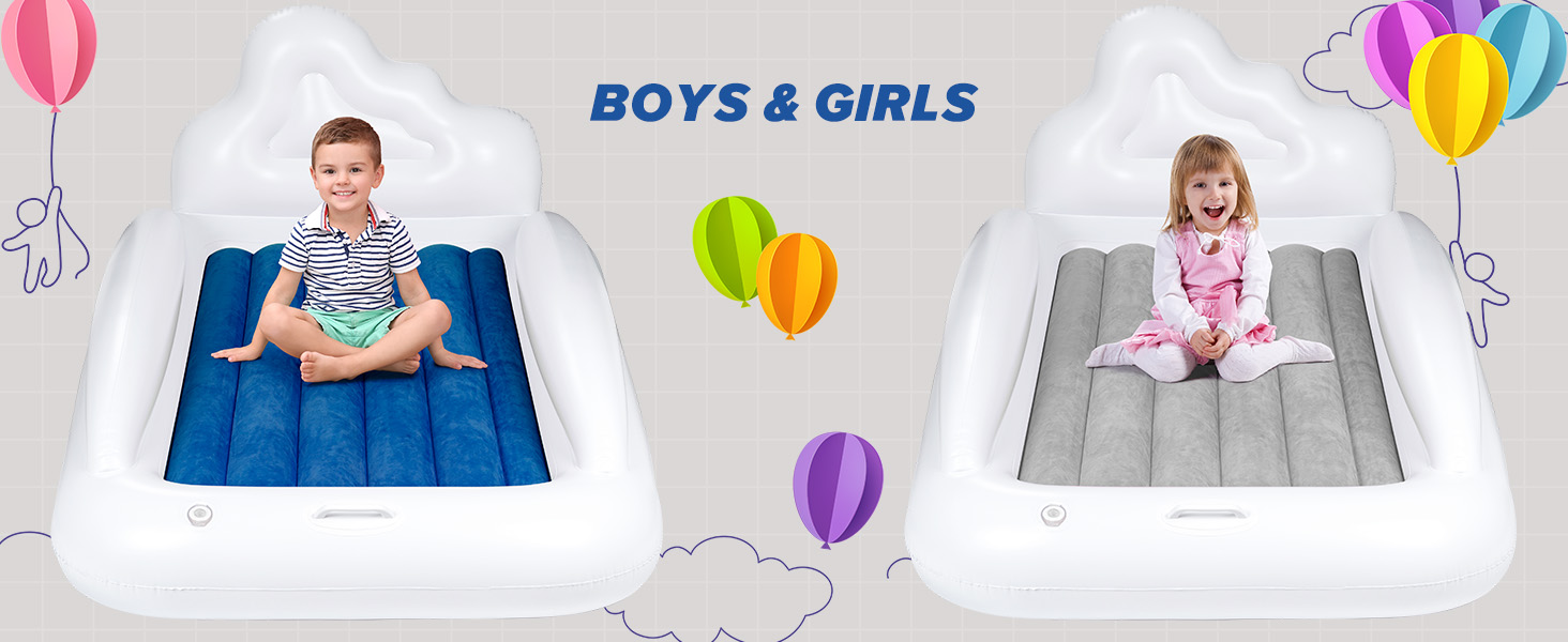 USHMA Inflatable Toddler Travel Bed, Toddler Air Mattress