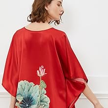 silk bathrobe for women
