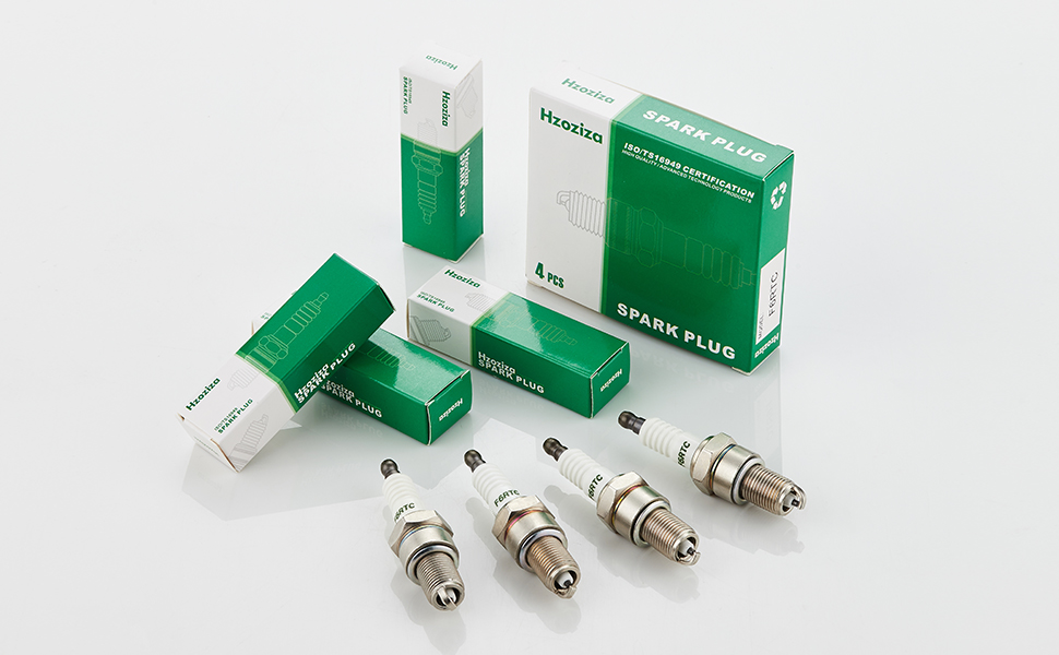 Hzoziza F6RTC Resistor Spark Plug, Replaces Champion RN9YC, NGK BPR6ES, Honda 98079