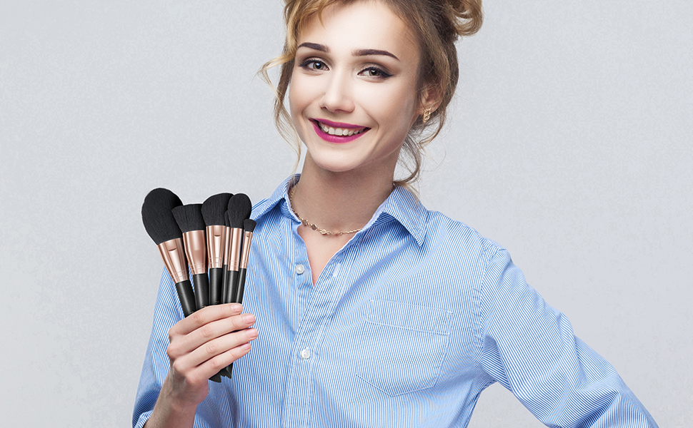 MAANGE Makeup Brushes 10Pcs Makeup Brush Set Professional