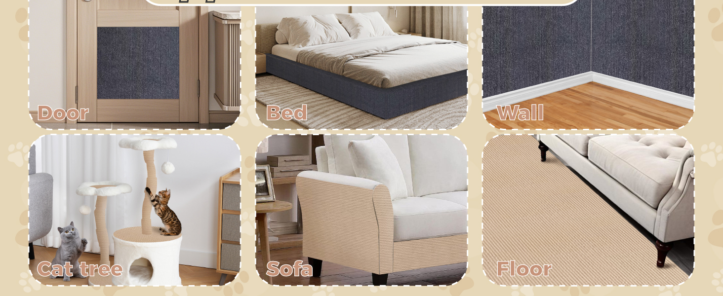 cat scratching mat diy size and shape