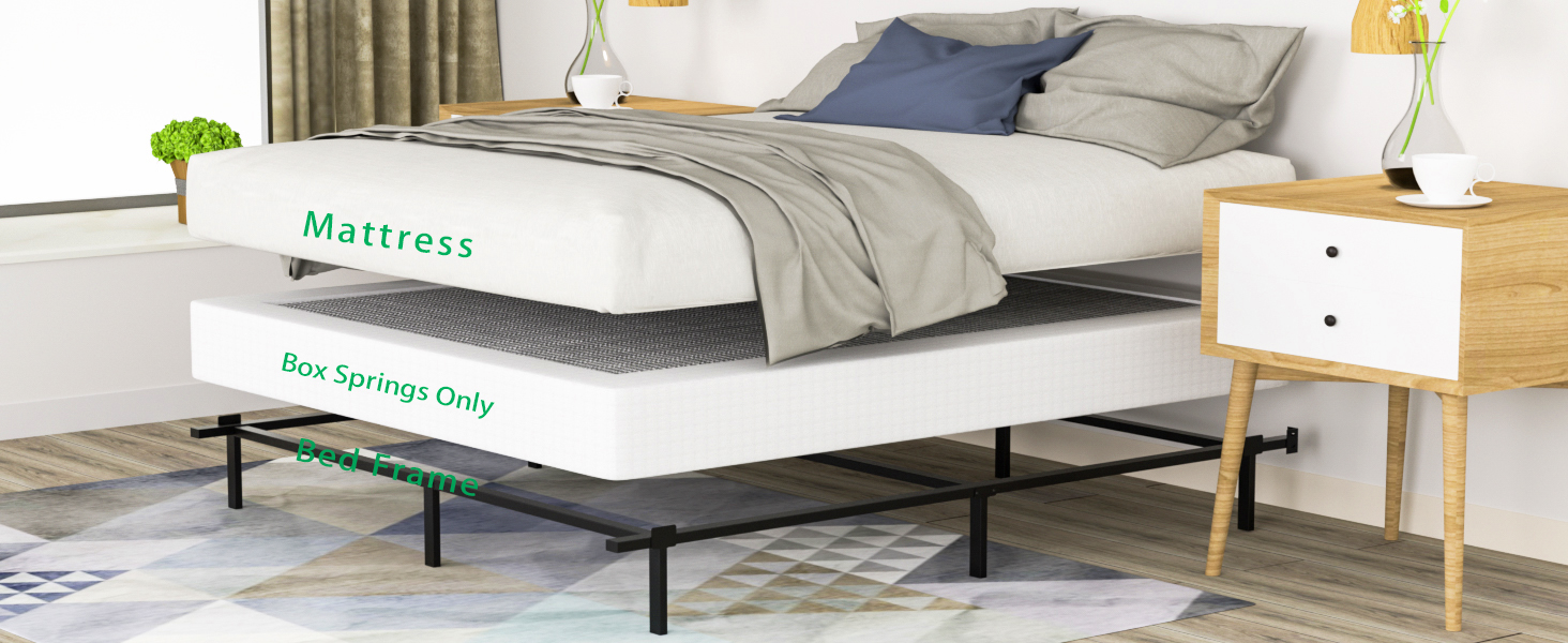 Vaciwe Queen Box Spring 8 Inch Heavy Duty Metal Box Springs