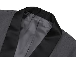 Sliktaa Mens Suits 3 Pieces Slim Fit Wedding Formal Dinner Suit Black One Button Notched Lapel Tuxedo Blazer Jacket Trousers and Waistcoat 11 11111