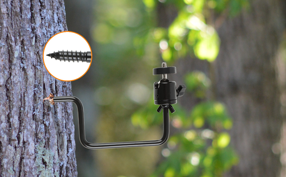 Aifiuroo Trail Camera Mount, 360 Swivel Adjustable, Durable