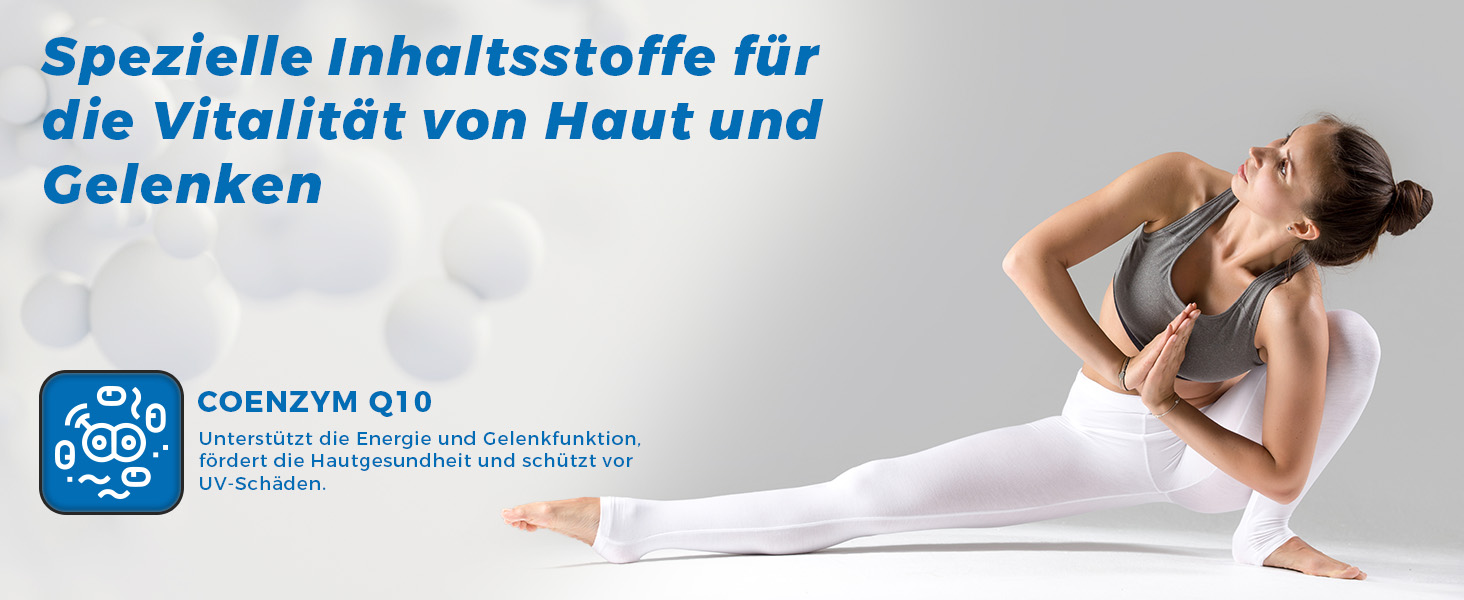 kollagen hyaluron mit Coenzym Q10 (CoQ10) als Antioxidans