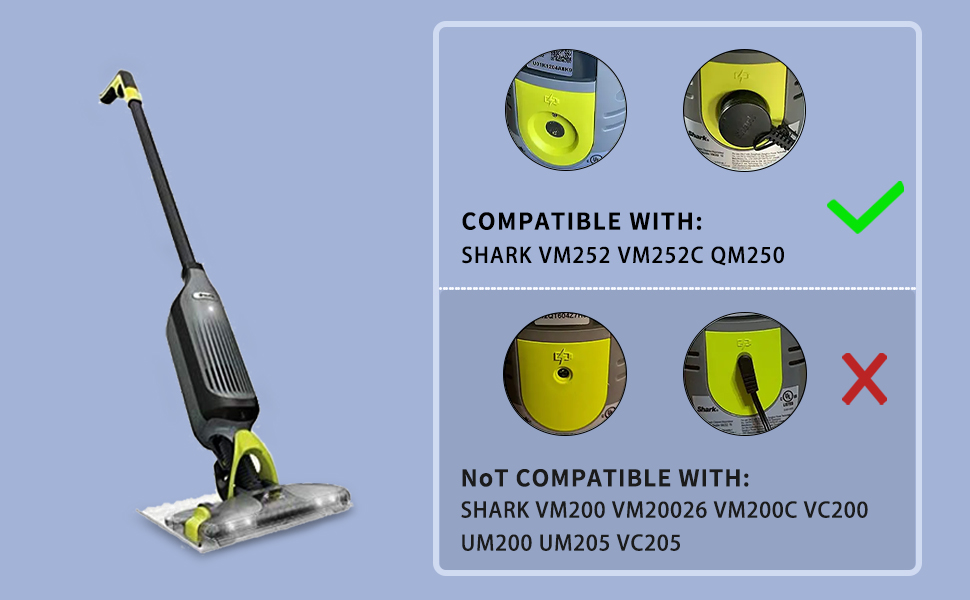 Charger Fit for Shark Cordless Hard Floor Vacuum Mop VM252