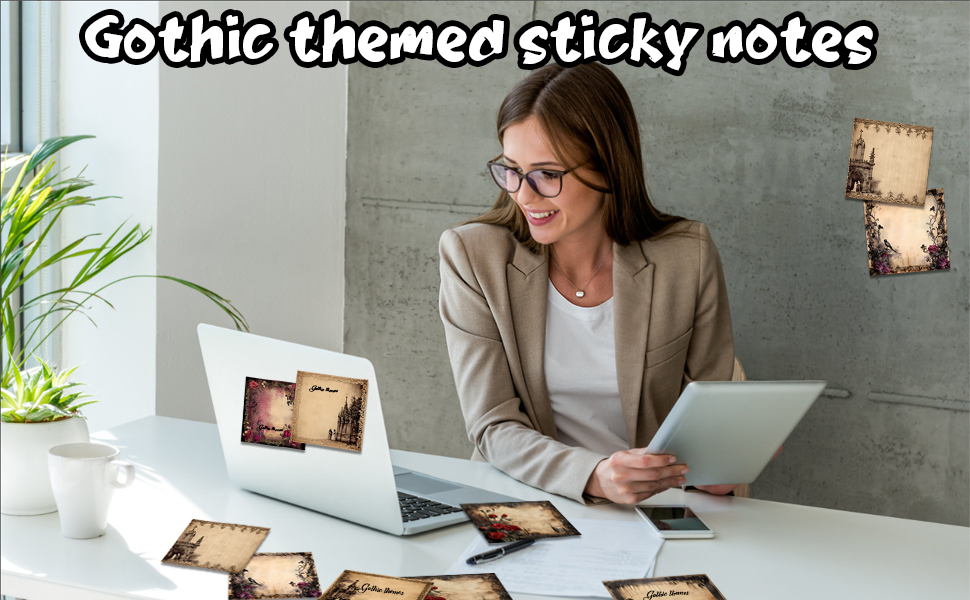 Gothic Style Sticky Notes