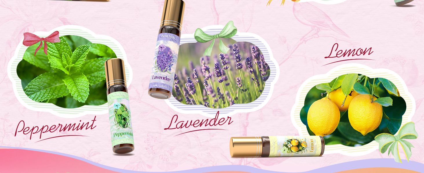 essential oil roll on set