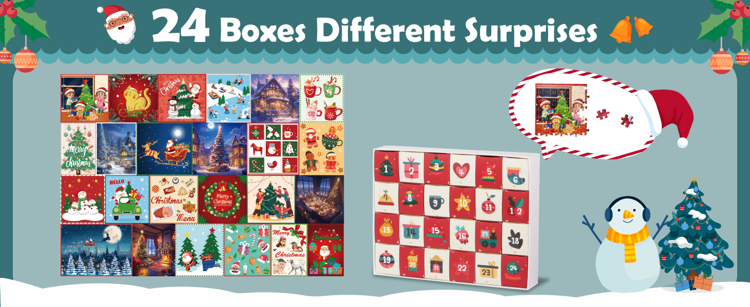 Advent Calendar 2024 Christmas Jigsaw Puzzle