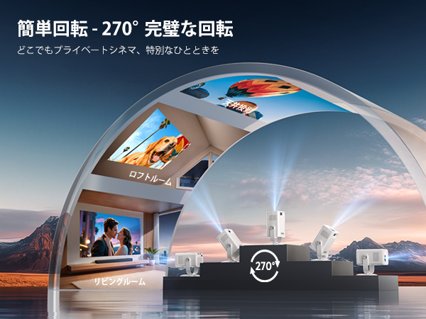 Amazon.co.jp: プロジェクター 小型【TOPTRO-3年保証＆Android TV 搭載