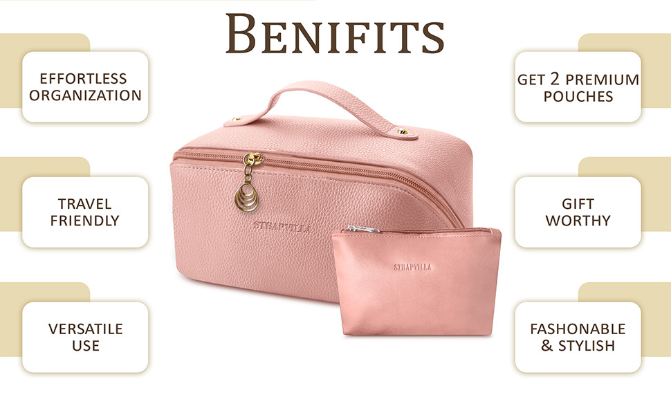 makeup pouches cosmetic travel bag for women vanity bag for women makeup kit travel makeup organizer