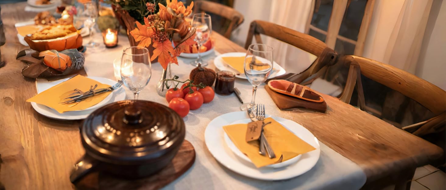 MLMW Light Gray Boho Table Runner 72 Inches Long Cotton