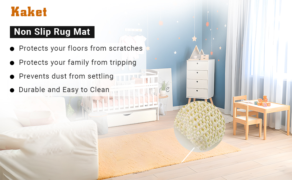 Non Slip Rug Mat 70x150cm Multipurpose NonSlip Rug Underlay, Cuttable