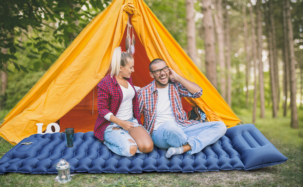 WOLNOBK Camping Sleeping Pads Self Inflating 77’’x26’’x3