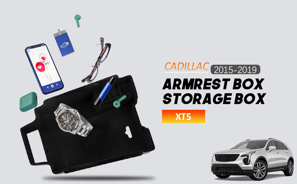 yboueo for XT5 Armrest Storage Tray Compatible with