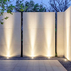low voltage LED landscape lights in ground landscape lighting