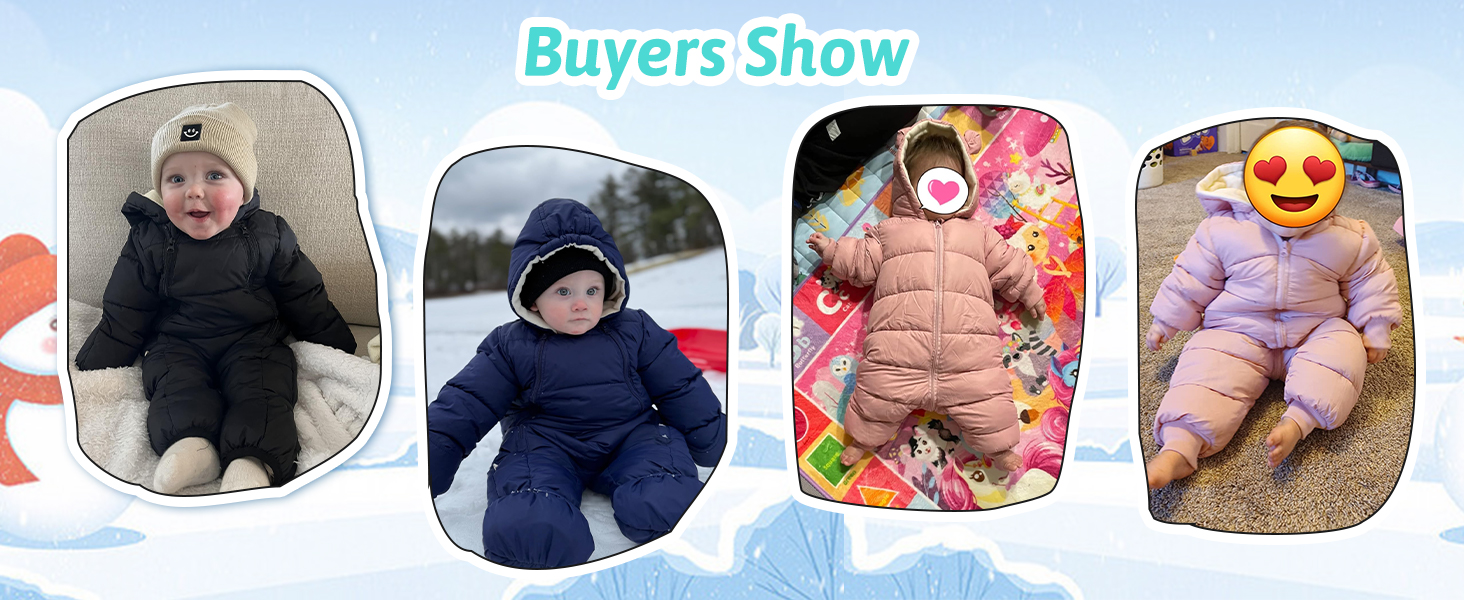 baby infant  snowsuit winter coat clothes