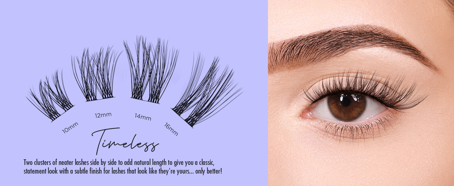 cluster lashes