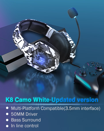 K8 Camo White