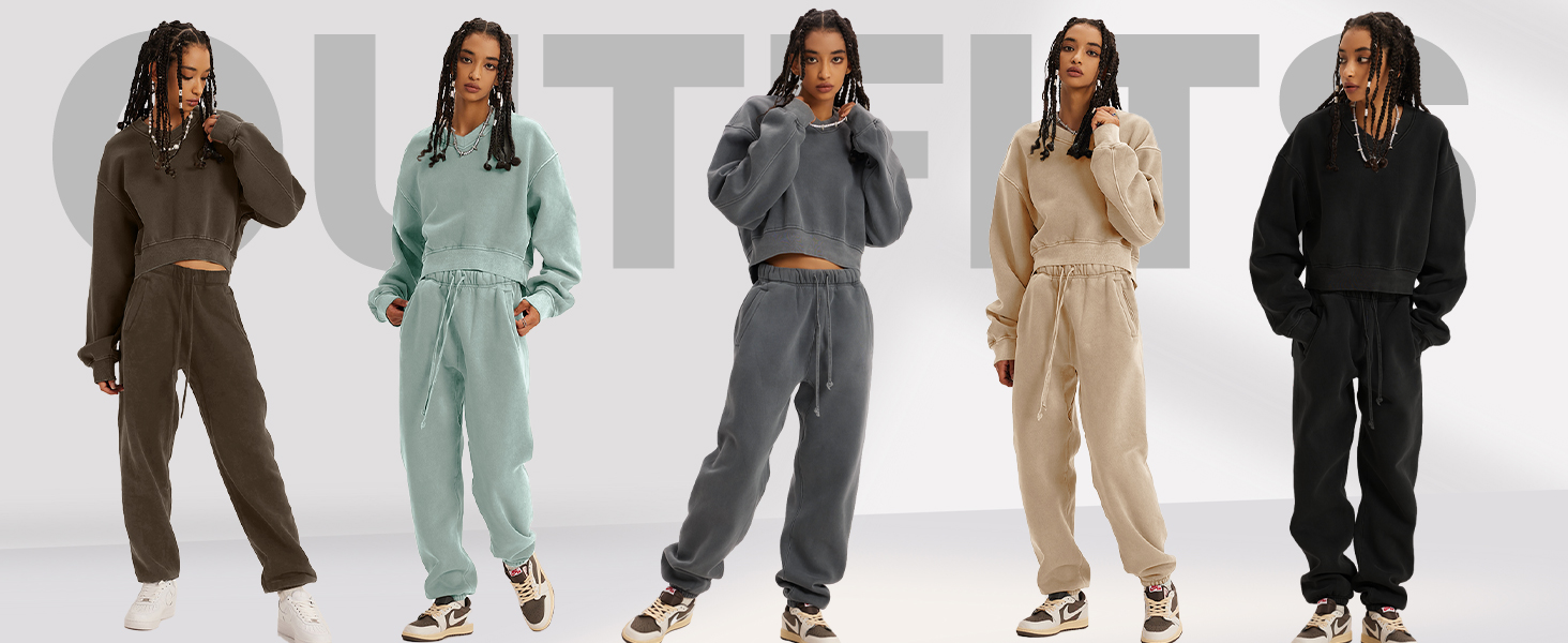 Sweatsuit tracksuit for women 2 piece