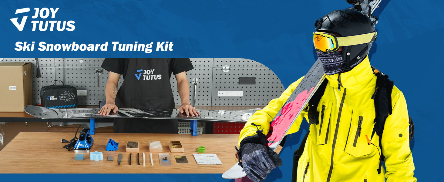 JOYTUTUS Ski Snowboard Wax Kit, Complete and Portable