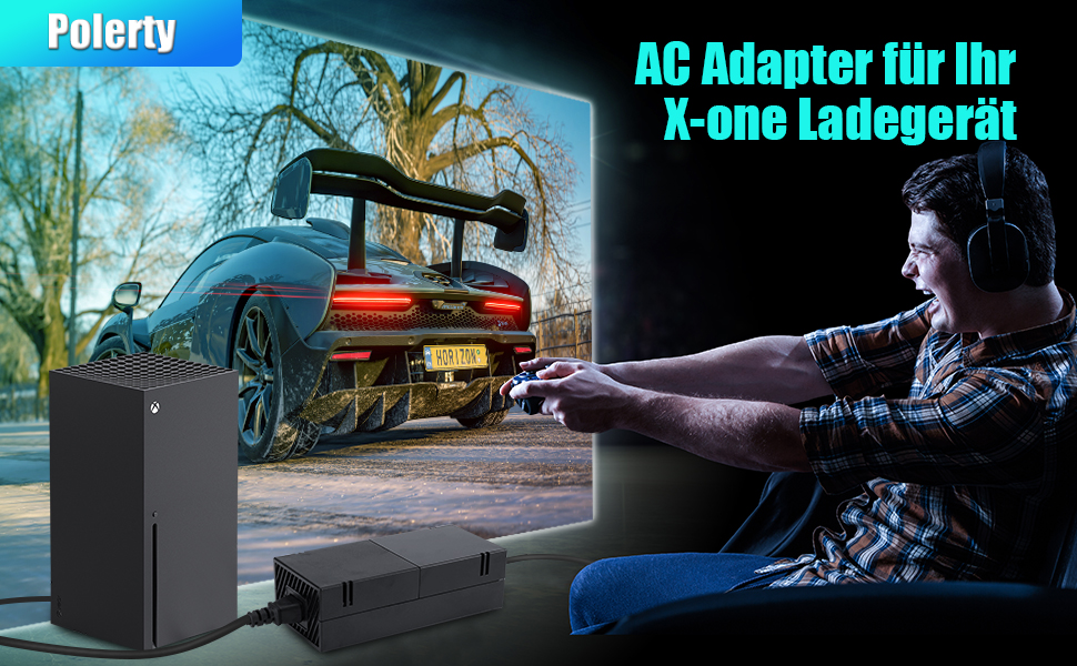 Xbox One Power Supply for Xbox One Console Adapter Charger with EU