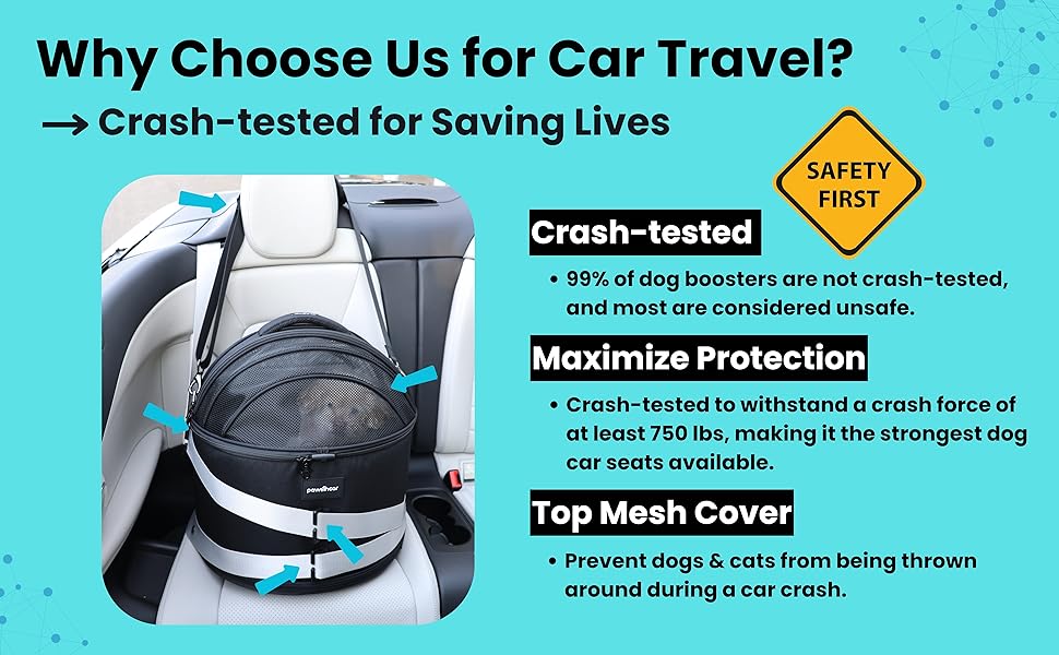 petsfit Sleepypod atom air large dog car seats for vehicles pet travel essentials for dogs boosters