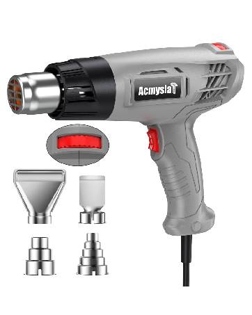 まーPREMIUM RELEASE WARM & COOL GUN Heat Gun, Heavy Duty Hot Air Gun Kit Dual Temperature