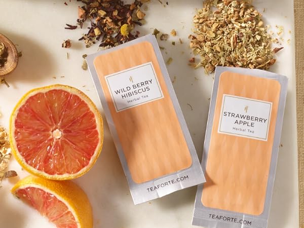 Tea Forte Single Steeps Loose Leaf Tea Samplers