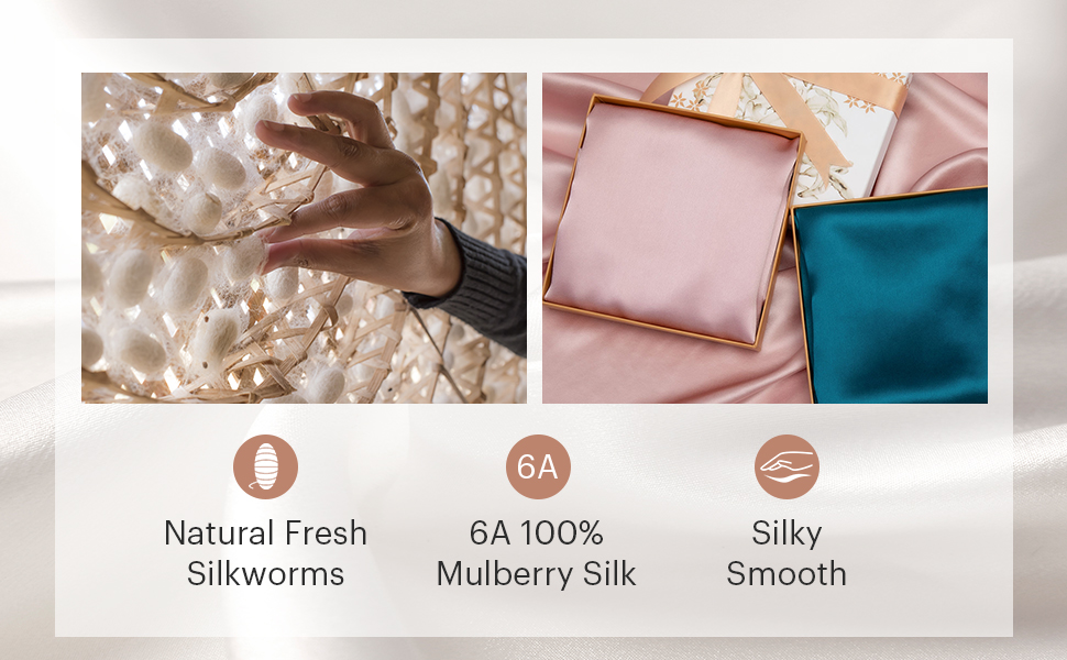 LILYSILK Oxford Silk Pillowcase Soft 19 Momme Charmeuse Pure Mulberry