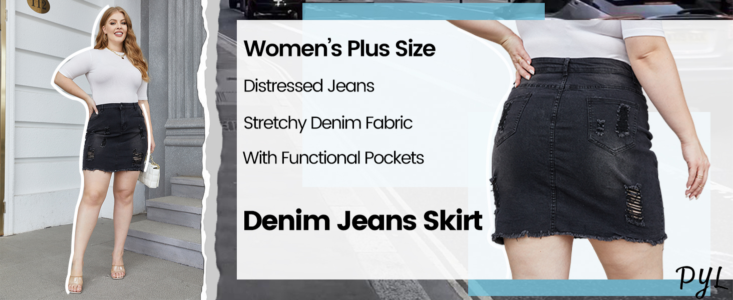 women denim skirt