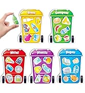 Coogam Magnetic Garbage Sorting Game, Montessori Travel Toys for Road Trip Airplane, Waste Classi...