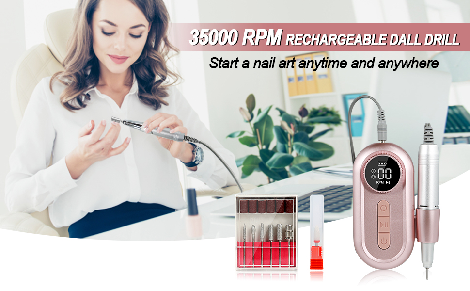 WTSKJ Professional Nail Drill