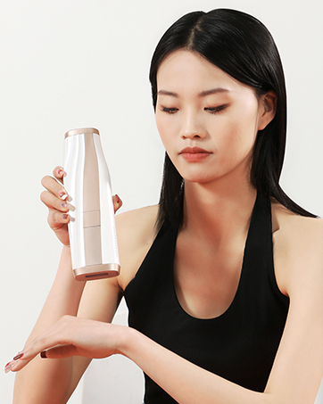 Ice cooling hair removal