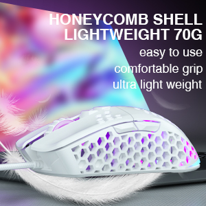 wired gaming mouse gaming mice honeycomb mouse 