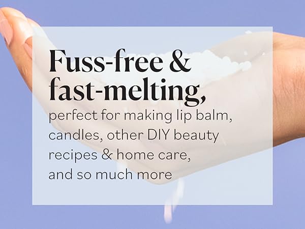 Sky Organics Organic White Beeswax Pellets are fuss-free and fast-melting