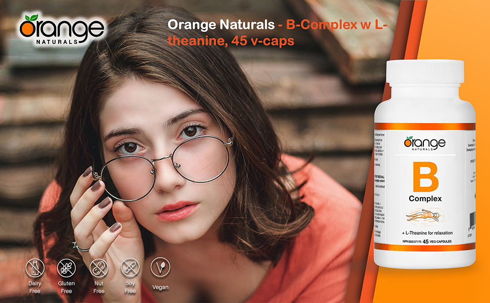 Orange Naturals Vitamin with LTheanine 45 vcaps