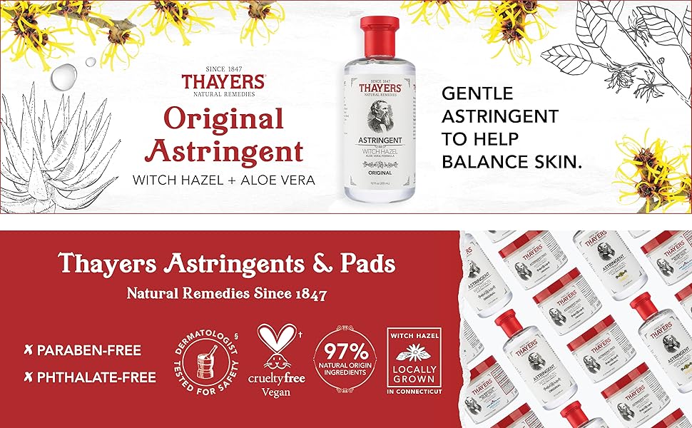 Thayers Astringents 