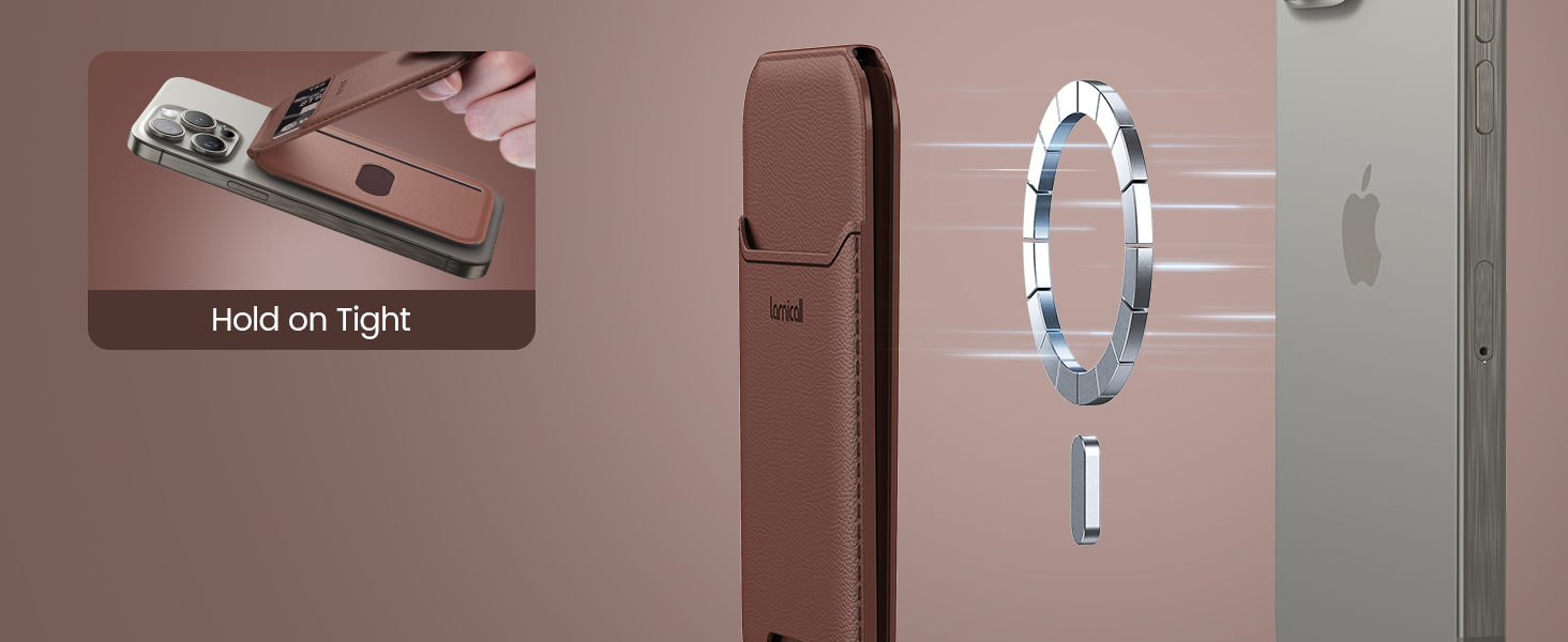 magnetic magsafe wallet stand