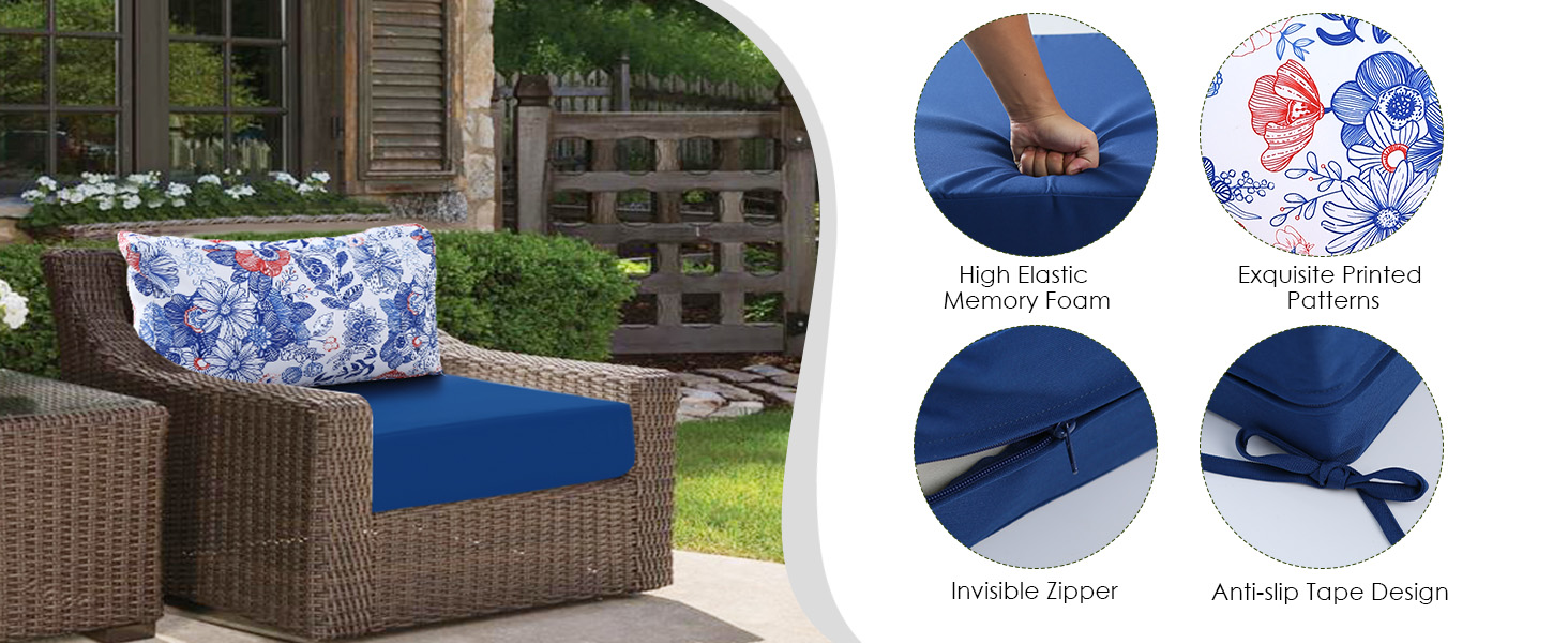patio replacement cushions