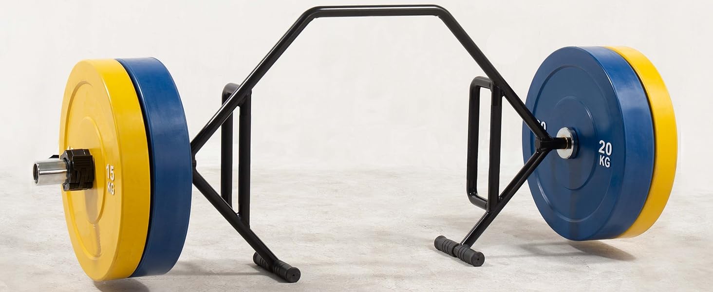 RIP X Olympic Open Trap Hex Deadlift Bar with Rotating Barbell Sleeves