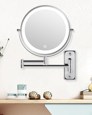 wall mounted  makeup mirror