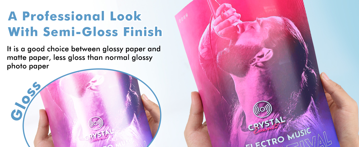 Koala SemiGloss Photo Paper 8.5X11 Inches 100 Sheets for