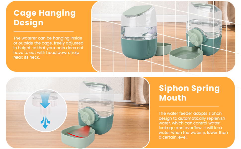 food dispenser for cage